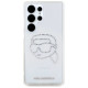 Karl Lagerfeld Case Karl Lagerfeld Rhinestones Karl Head Logo Samsung Galaxy S25 Ultra transparent
