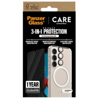Panzerglass CARE by PanzerGlass Flagship 3in1 Case + Privacy Glass + Lens for Samsung Galaxy S25