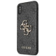 Guess 4G Big Metal Logo iPhone X/XS Case - Gray