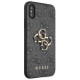 Guess 4G Big Metal Logo iPhone X/XS Case - Gray