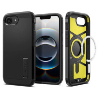 Spigen Tough Armor Case with MagSafe for iPhone 16e with Stand - Black