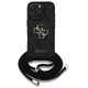 Guess 4G Big Logo Cord Stap Crossbody Case for iPhone 16 Pro Max black