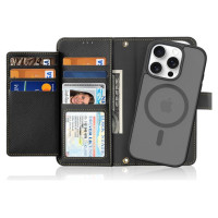 Dux Ducis Lawa Leather Case for iPhone 16 Pro Max - Black