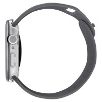 Uniq Voute tempered glass case for Apple Watch 10 46 mm - silver
