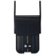 BMW Phone Pouch Blue Stripes Phone Bag - Black