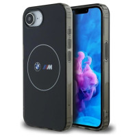 BMW IML Metal White Circle MagSafe iPhone 16e Case - Black