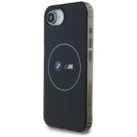 BMW IML Metal White Circle MagSafe iPhone 16e Case - Black