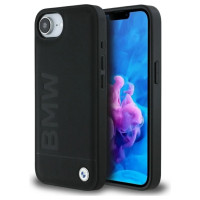BMW Leather Hot Stamp iPhone 16e Case - Black