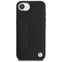 BMW Leather Hot Stamp iPhone 16e Case - Black