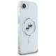Karl Lagerfeld IML Metal Karl & Choupette Heads MagSafe iPhone 16e Case - White