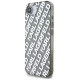 Karl Lagerfeld IML Repeat Logo case for iPhone 16e - silver