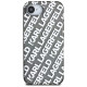 Karl Lagerfeld IML Repeat Logo case for iPhone 16e - silver