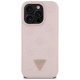 Guess Grained Hot Stamp Peony Triangle Logo MagSafe iPhone 16 Pro Case - Pink