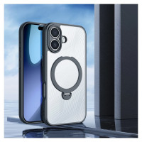 Dux Ducis Aimo Mag Case with Magnetic Ring and Stand for iPhone 17 &ndash; Black