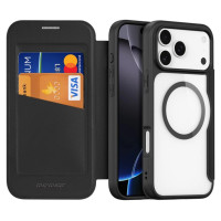 Dux Ducis Skin X Pro Case for iPhone 17 Pro Max with Wallet, MagSafe Compatible - Black