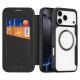 Dux Ducis Skin X Pro Case for iPhone 17 Pro Max with Wallet, MagSafe Compatible - Black