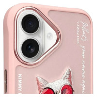 Nimmy Glasses Cool Cat iPhone 16 Case - Pink
