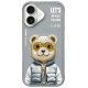 Nimmy Cool&Cute 2.0 Bear Case for iPhone 16 - Gray