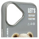Nimmy Cool&Cute 2.0 Bear Case for iPhone 16 - Gray