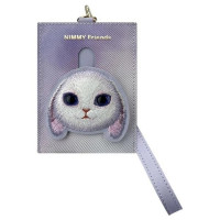 Nimmy Big Eyed Pet 2.0 Rabbit 3-in-1 Phone Bag + Wallet + Tracker Case - Purple