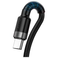 Baseus Cafule cable USB Type C SuperCharge 40W Quick Charge 3.0 QC 3.0 1m gray-black (CATKLF-PG1)