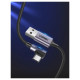 Ugreen US284 50941 USB-A (straight) / USB-C (angled) 3A Cable 1m - Gray