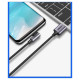 Ugreen US284 50941 USB-A (straight) / USB-C (angled) 3A Cable 1m - Gray