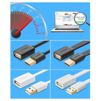 Ugreen cable adapter USB (female) - USB (male) 2m black (10316)