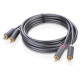 Ugreen AV104 10520 audio cable 2RCA (male) / 2RCA (male) 5m - gray
