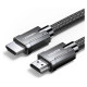 Ugreen cable HDMI 2.1 cable 8K 60 Hz / 4K 120 Hz 3D 48 Gbps HDR VRR QMS ALLM eARC QFT 2 m gray (HD135 70321)