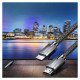 Ugreen cable HDMI 2.1 cable 8K 60 Hz / 4K 120 Hz 3D 48 Gbps HDR VRR QMS ALLM eARC QFT 2 m gray (HD135 70321)