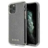 Guess GUHCN58PCGLSI iPhone 11 Pro silver/silver hard case Glitter
