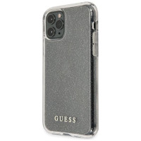 Guess GUHCN58PCGLSI iPhone 11 Pro silver/silver hard case Glitter
