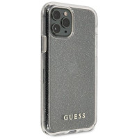 Guess GUHCN58PCGLSI iPhone 11 Pro silver/silver hard case Glitter