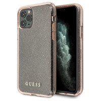 Guess GUHCN65PCGLPI iPhone 11 Pro Max pink/pink hard case Glitter