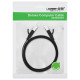 Ugreen flat cable internet network cable Ethernet patch cord RJ45 Cat 6 UTP 1000 Mbps 2 m black (50185)