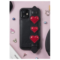 Kingxbar Sweet Series case decorated with original Swarovski crystals iPhone 12 mini black