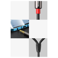 Ugreen AV116 10584 audio mini jack cable 3.5 mm (male) / 2RCA (male) 2m - black