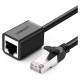 Ugreen NW112 11282 Network Ethernet Cable RJ45 (Female) - RJ45 (Male) F/UTP Cat. 6 1 Gbps 3m - black