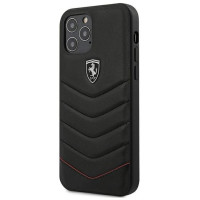 Ferrari FEHQUHCP12LBK iPhone 12 Pro Max 6.7" black/black hardcase Off Track Quilted
