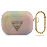 Guess GUACAPTPUMCGG01 AirPods Pro cover pink/pink Tie & Dye Collection