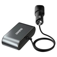 Dudao car charger 2x USB / 3x cigarette lighter splitter black (R1Pro black)