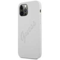 Guess GUHCP12LLSVSCR iPhone 12 Pro Max 6.7" cream/cream hardcase Script Vintage