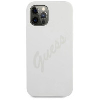 Guess GUHCP12LLSVSCR iPhone 12 Pro Max 6.7" cream/cream hardcase Script Vintage