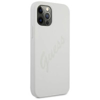 Guess GUHCP12LLSVSCR iPhone 12 Pro Max 6.7" cream/cream hardcase Script Vintage