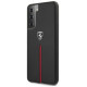Ferrari FEOSIHCS21MBK S21+ G996 black/black hardcase Off Track Leather Nylon Stripe