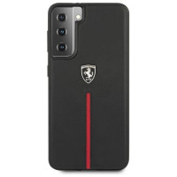 Ferrari FEOSIHCS21MBK S21+ G996 black/black hardcase Off Track Leather Nylon Stripe