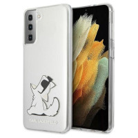 Karl Lagerfeld KLHCS21MCFNRC S21+ G996 hardcase transparent Choupette Fun