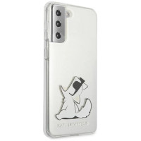 Karl Lagerfeld KLHCS21MCFNRC S21+ G996 hardcase transparent Choupette Fun