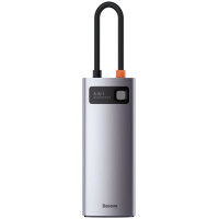Baseus Metal Gleam Series 5-in-1 Multifunctional HUB USB Type C - USB Type C Power Delivery 100 W / HDMI 4K 30 Hz / 3x USB 3.2 Gen 1 (CAHUB-CX0G)